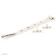 Polished Nickel Hammered Newbury Casement Stay