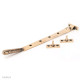 Polished Bronze Hammered Newbury Casement Stay