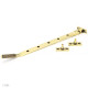 Aged Brass Brompton Casement Stay