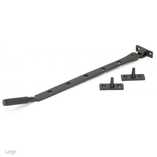 Aged Bronze Brompton Casement Stay