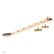 Polished Bronze Brompton Casement Stay