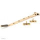 Polished Bronze Brompton Casement Stay