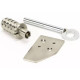 Polished Nickel Key Flush Stop For a Sash Window
