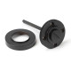 Aged Bronze Round Bathroom Thumbturn Set