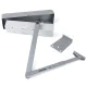 Pewter Heavy Duty Door Closer and Cover