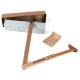 Polished Bronze Heavy Duty Door Closer and Cover