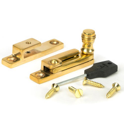 Narrow Prestbury Quadrant Fastener - Polished Brass
