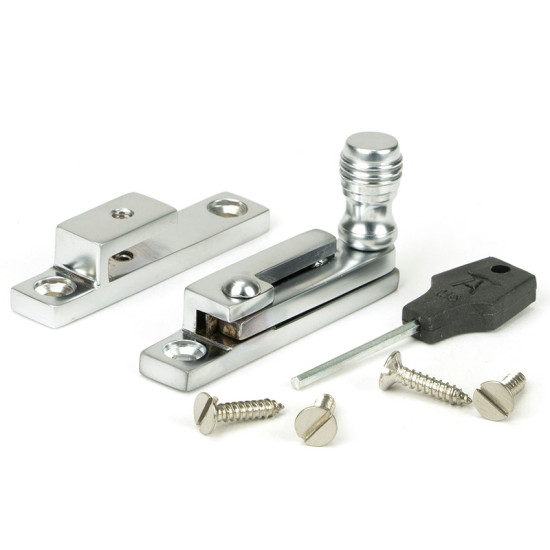 Narrow Prestbury Quadrant Fastener - Satin Chrome