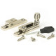 Narrow Beehive Quadrant Fastener - Polished Nickel