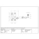 Narrow Beehive Quadrant Fastener - Polished Chrome