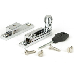 Narrow Beehive Quadrant Fastener - Polished Chrome