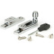 Narrow Beehive Quadrant Fastener - Polished Chrome