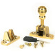 Prestbury Brighton Fastener - Polished Brass