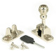 Prestbury Brighton Fastener - Polished Nickel