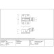 Prestbury Brighton Fastener - Satin Chrome
