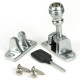 Prestbury Brighton Fastener - Satin Chrome