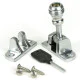 Prestbury Brighton Fastener - Satin Chrome