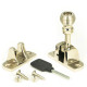 Beehive Brighton Fastener - Polished Nickel