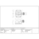 Beehive Brighton Fastener - Satin Chrome