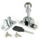 Beehive Brighton Fastener - Satin Chrome