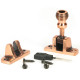 Beehive Brighton Fastener - Polished Bronze
