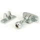 Mushroom Brighton Fastener - Polished Chrome