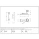 Beehive Sash Fastener - Polished Bronze