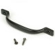 Aged Bronze Slim Sash Pull