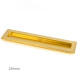 Art Deco Rectangular Pull - Polished Brass
