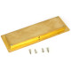 Art Deco Rectangular Pull - Polished Brass