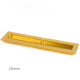 Plain Rectangular Pull - Polished Brass
