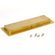 Plain Rectangular Pull - Polished Brass