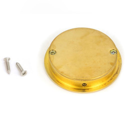 Art Deco Round Pull - Polished Brass