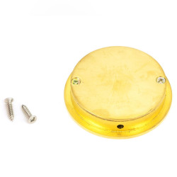 Plain Round Pull - Polished Brass