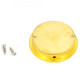Plain Round Pull - Polished Brass