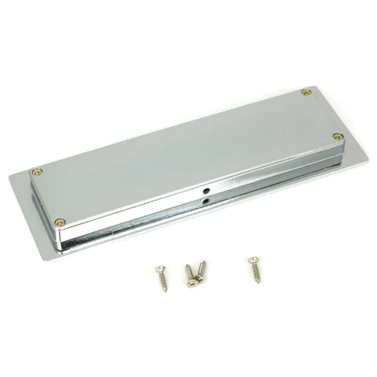 Art Deco Rectangular Pull - Polished Chrome