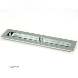 Plain Rectangular Pull - Polished Chrome