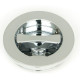 Plain Round Pull Privacy Set - Polished Chrome
