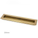 Art Deco Rectangular Pull - Aged Brass