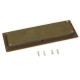 Art Deco Rectangular Pull - Aged Brass