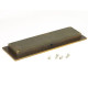 Plain Rectangular Pull - Aged Brass