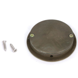Art Deco Round Pull - Aged Brass