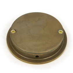 Plain Round Pull - Aged Brass
