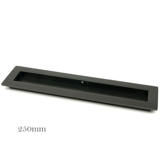 Art Deco Rectangular Pull - Aged Bronze