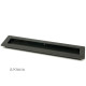 Art Deco Rectangular Pull - Aged Bronze