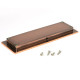 Plain Rectangular Pull - Polished Bronze