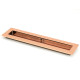 Plain Rectangular Pull - Polished Bronze