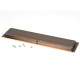 Plain Rectangular Pull - Polished Bronze