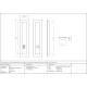 Plain Rectangular Pull Privacy Set - Polished Bronze