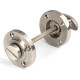Satin Marine Stainless Steel Beehive Bathroom Thumbturn